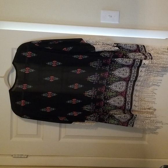 Lily Pad, Komomo, 2X sheer black with neon pattern - Picture 2 of 3